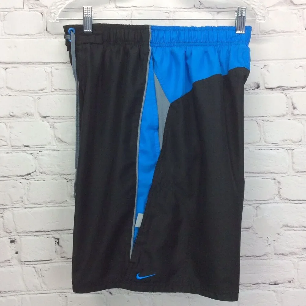 Nike Men’s Swim Trunks Size M Carolina Panthers Colors Athleisure Cruise Beach